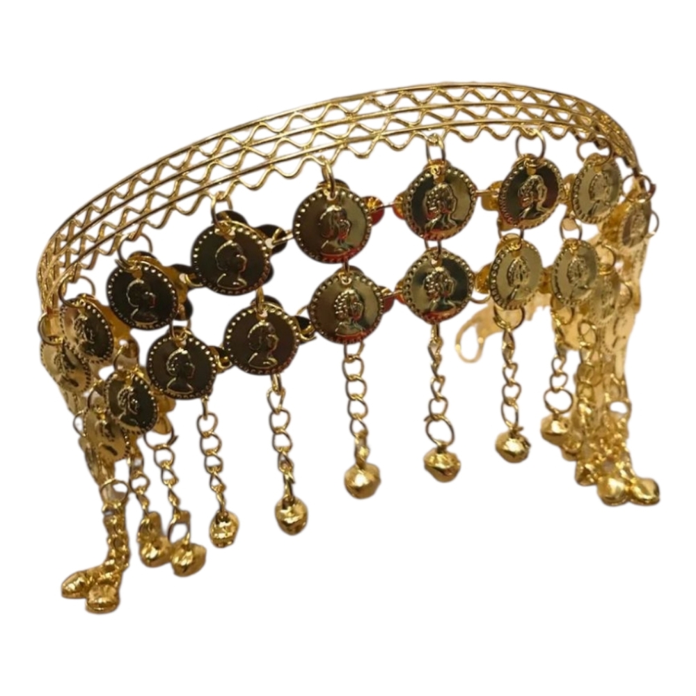 Gold Coin Charm Bracelet